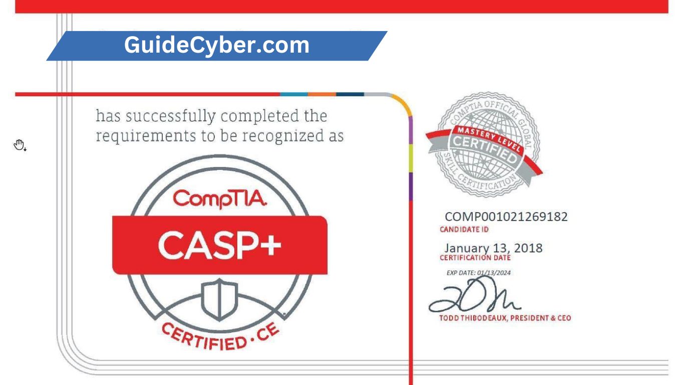 CompTIA CASP+ certification